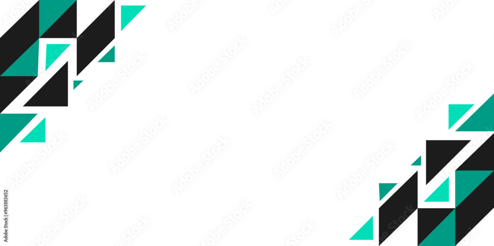 Poster abstract background for presentation with business concept and geometric shapes.