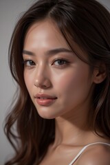 Naklejka premium Beautyful woman model 