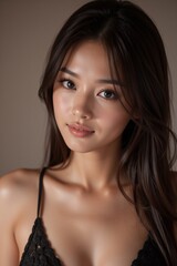 Naklejka premium Beautyful woman model 