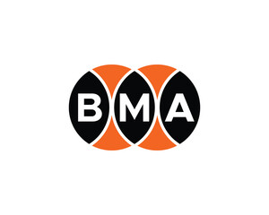 BMA logo design vector template. BMA