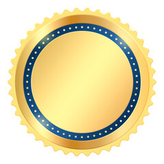 Blue Gold Badge
