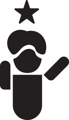 human icon, person vector, social community, avatar