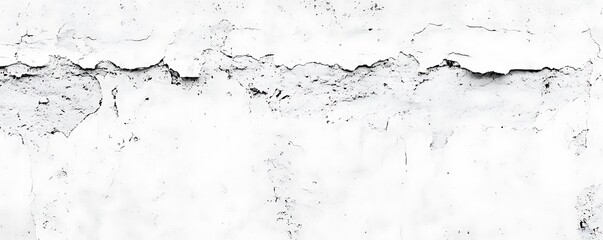 Fototapeta premium Cracked White Wall Texture: A Study in Minimalism and Imperfection