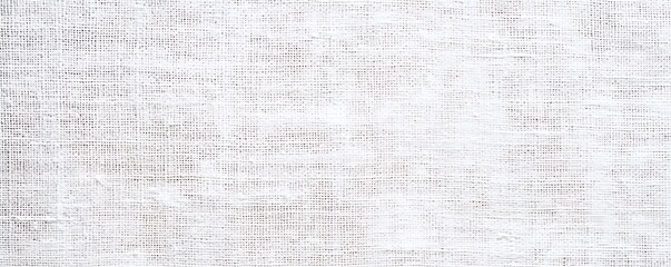 Minimalist Texture Background: Soft White Linen Fabric