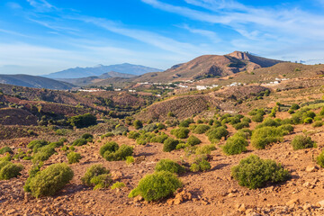 mediteranian landscape background