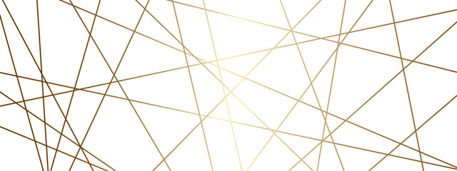 Obraz premium Luxury random golden line background.