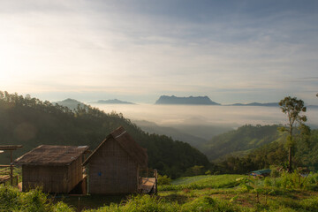 old house in the mountains