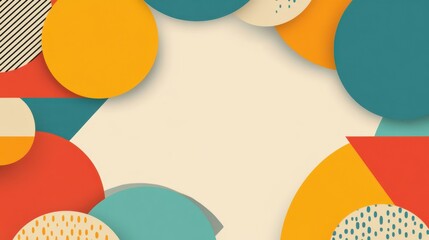 Modern geometric background design in origami style featuring vibrant gradients and abstract mosaic textures.