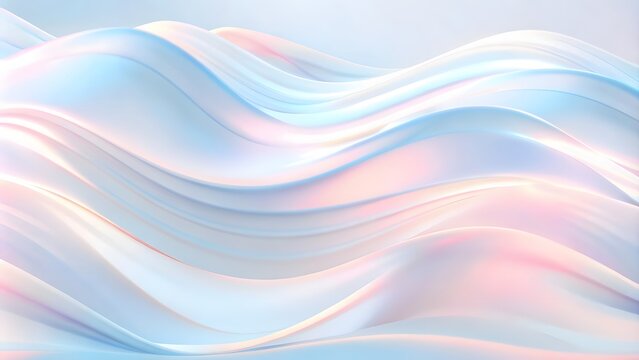 Beautiful futuristic Geometric background for your presentation. Textured intricate 3D wall in light blue and white tones. Abstract technology overlaps geometric square shapes.