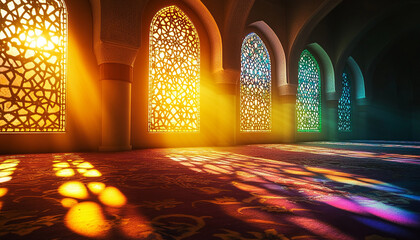 islamic background celebration for muslim festival generated by AI