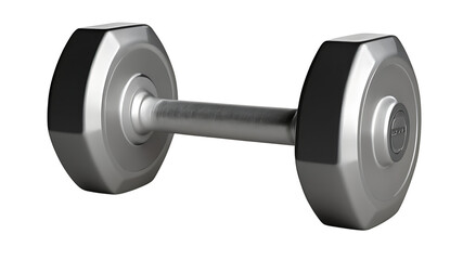 Naklejka premium dumbell gym isolated on transparency bakground
