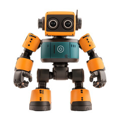 Friendly Orange Robot