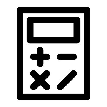 recommend clip art: calculator, calculate, school, math, mathematic outline icon