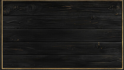 A textured black wooden background with a rustic frame, suitable for design and presentation purposes.