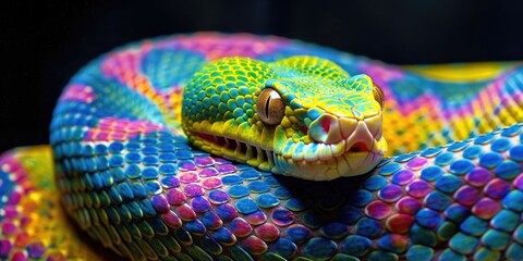 Fototapeta premium Extracting venom from the most lethal serpent on Earth