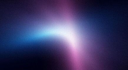 Abstract dark glowing neon blue purple orange grainy gradient texture background web poster and web banner. Glowing noise texture gradient effect web banner or poster. Neon texture grainy gradient.