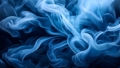 Obraz premium smoky blue background; the texture of the plant; color smoke