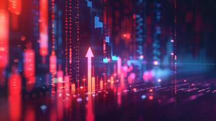 Fototapeta premium market stocks background concept 