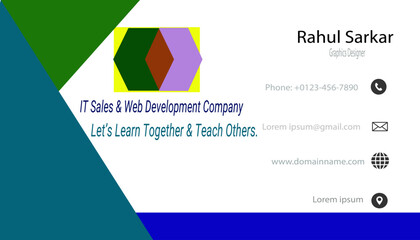 Business Card(for Imaginary company).