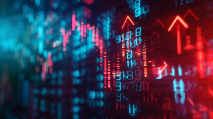 Fototapeta premium market stocks background concept 