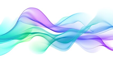 Abstract Wavy Lines   Colorful Flowing Design