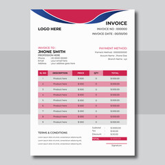 Invoice design template