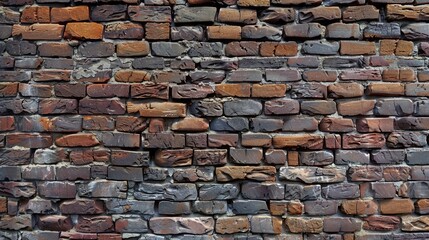 Fototapeta premium Background of home's brick wall.