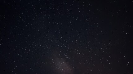 Night Sky with Scattered Stars and Milky Way