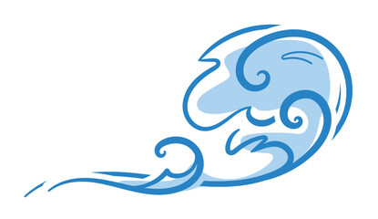 Sea wave water splash blue ocean wave