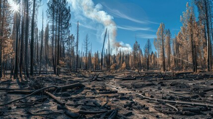 Aftermath of a Forest Fire