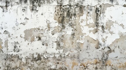 Aged White Concrete Wall Background for Text Presentations and Web Designs.