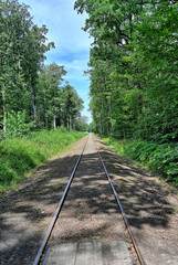 A local railway in Denmark