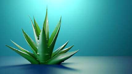 Fototapeta premium Elegant Aloe Vera Interior Plant: Natural Greenery for Home Decor, Indoor Wellness, and Stylish Spaces.