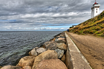 Lighthouse on the coast