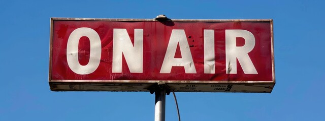 Text On air, live broadcast, delivering news, entertainment, events directly to viewers, capturing immediacy and excitement of live television with up to the minute coverage and dynamic programming