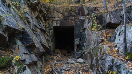 Abandoned Tunnel Entrance