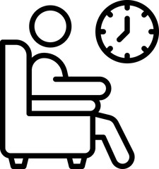 Waiting room icon