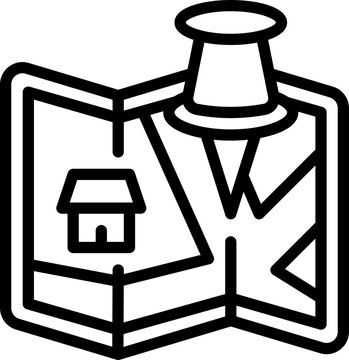 recommend clip art: Map address icon