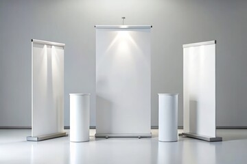 blank signboard mockup