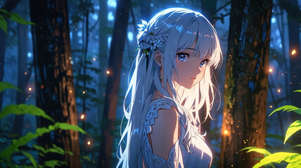 Mystical Forest Spirit. generative ai