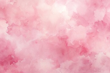 Beautiful soft pink watercolor texture with gentle blending and abstract clouds