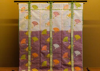 京都迎賓の几帳