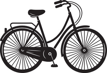 Cycle silhouette vector illustration isolated on a white background