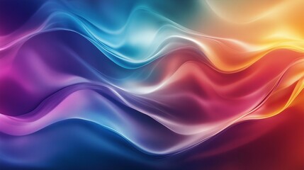 The dynamic flow of colorful, fantastic and dreamy,
abstract technology background. A digital background or element of graphics, wallpaper with copyspace.