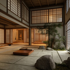 Japanese traditional interior 