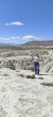 Lunar landscape in the Altai Mountains