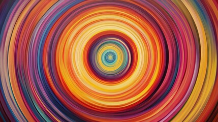 Colorful circular abstract pattern, vibrant design