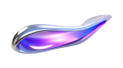 A sleek, abstract design with a gradient of purple and silver, suggesting modern aesthetics.