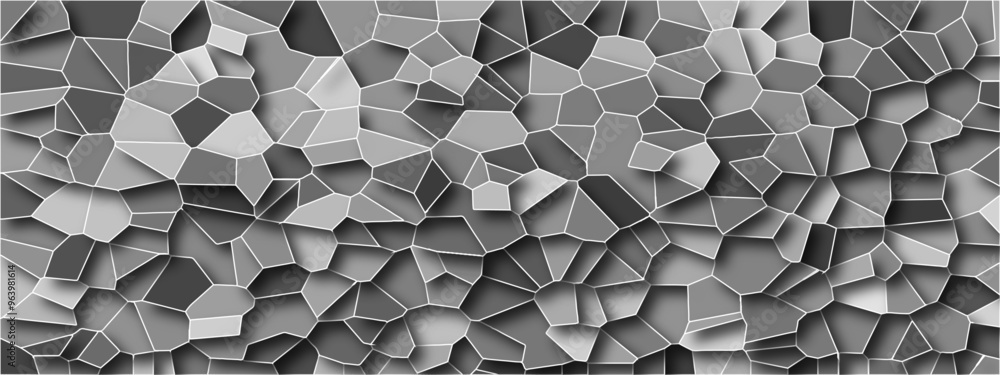 Poster seamless pattern mosaic marble pattern texture with seamless shapes. dark and light gray. colorful p