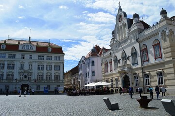 Obraz premium tidy square in Timisoara